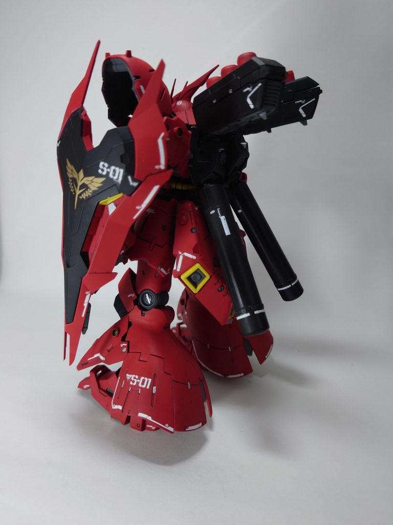 主な制作は、エアブラシ全塗装・ディテールアップパーツ追加・細かい筆塗り・スミ入れ・専用水転写デカール・つや消しといった感じです。