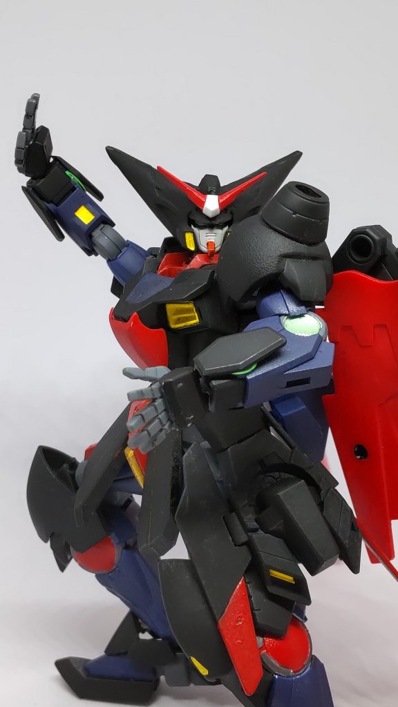 （可動にまかせてガシガシ動かしていたら、接着していたパーツがポロポロと…かなしい）