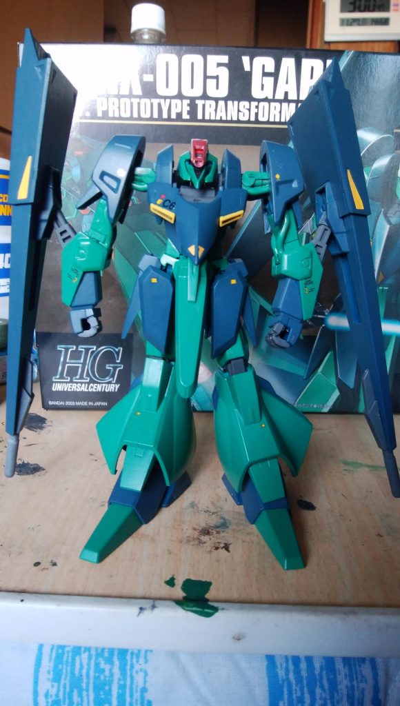 完成後いつものトップコートは吹いていません。 