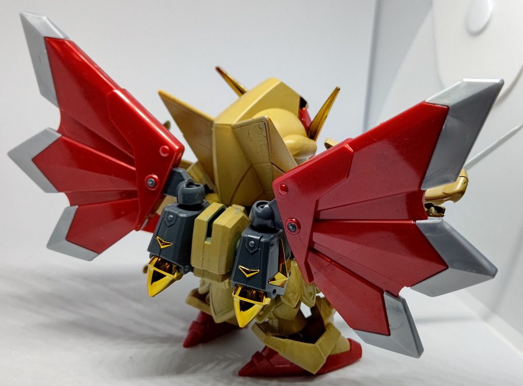 背中はこんな感じ