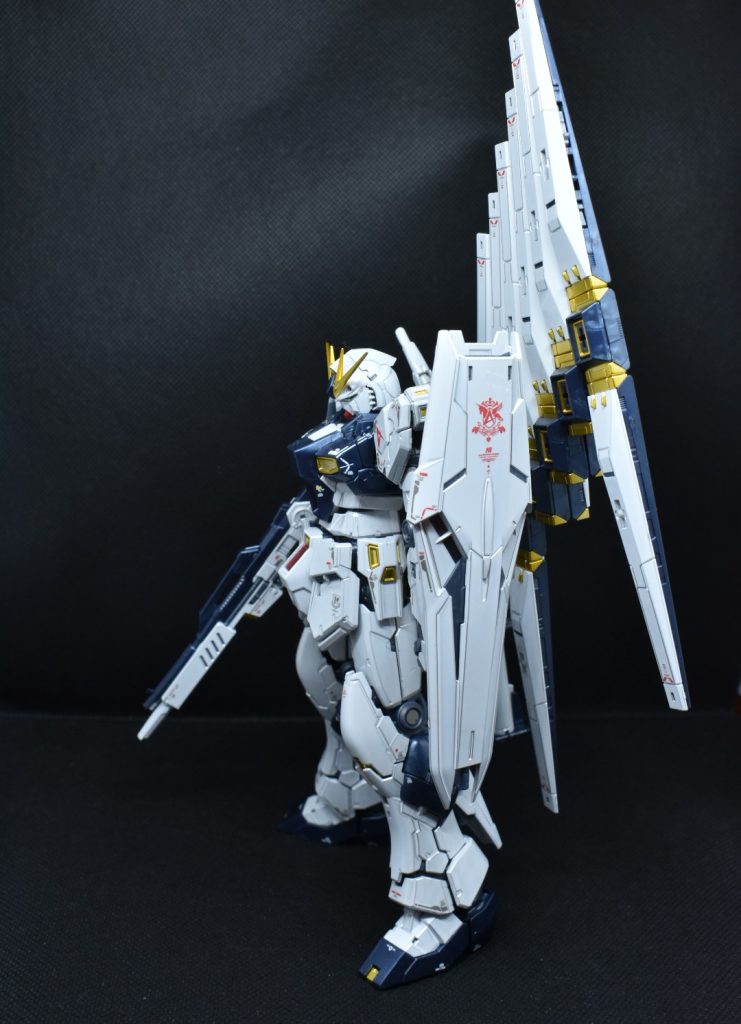 RGνガンダム初めて作りましたがすごく作りやすいいいキットですねつくってて楽しかった🥰