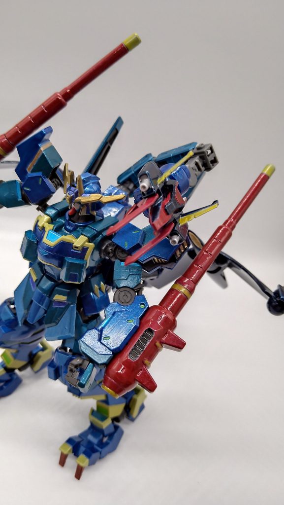 そして、絶対使いたかったドラゴンハングは背中に移動してもらいました🙌