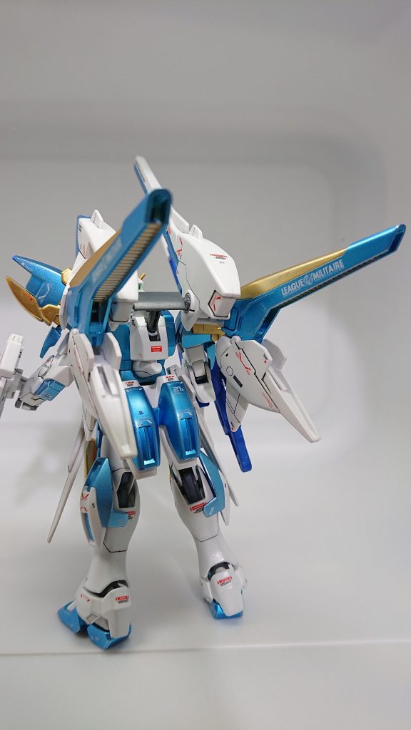 斜め後ろから。デカール貼りを頑張りました。