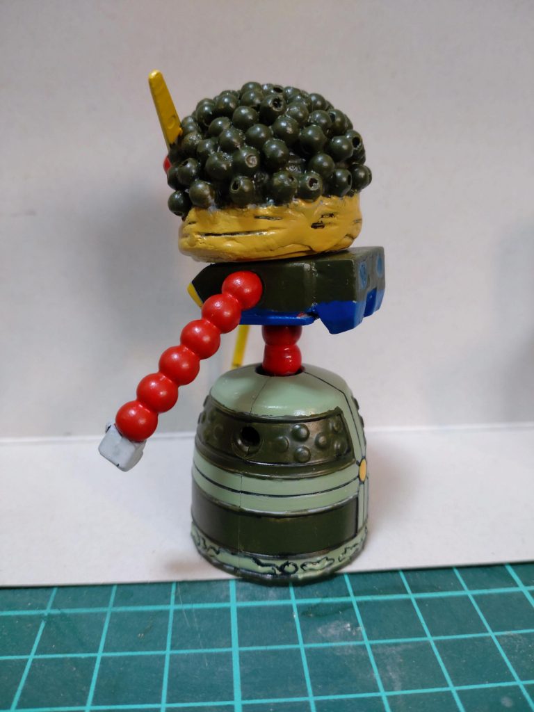 ガンダム名鑑ガムのマンダラガンダムとSDガンダムGジェネのパーフェクトガンダムの中の人を組み合わせてSD体型のマンダラガンダムを作ってみました。