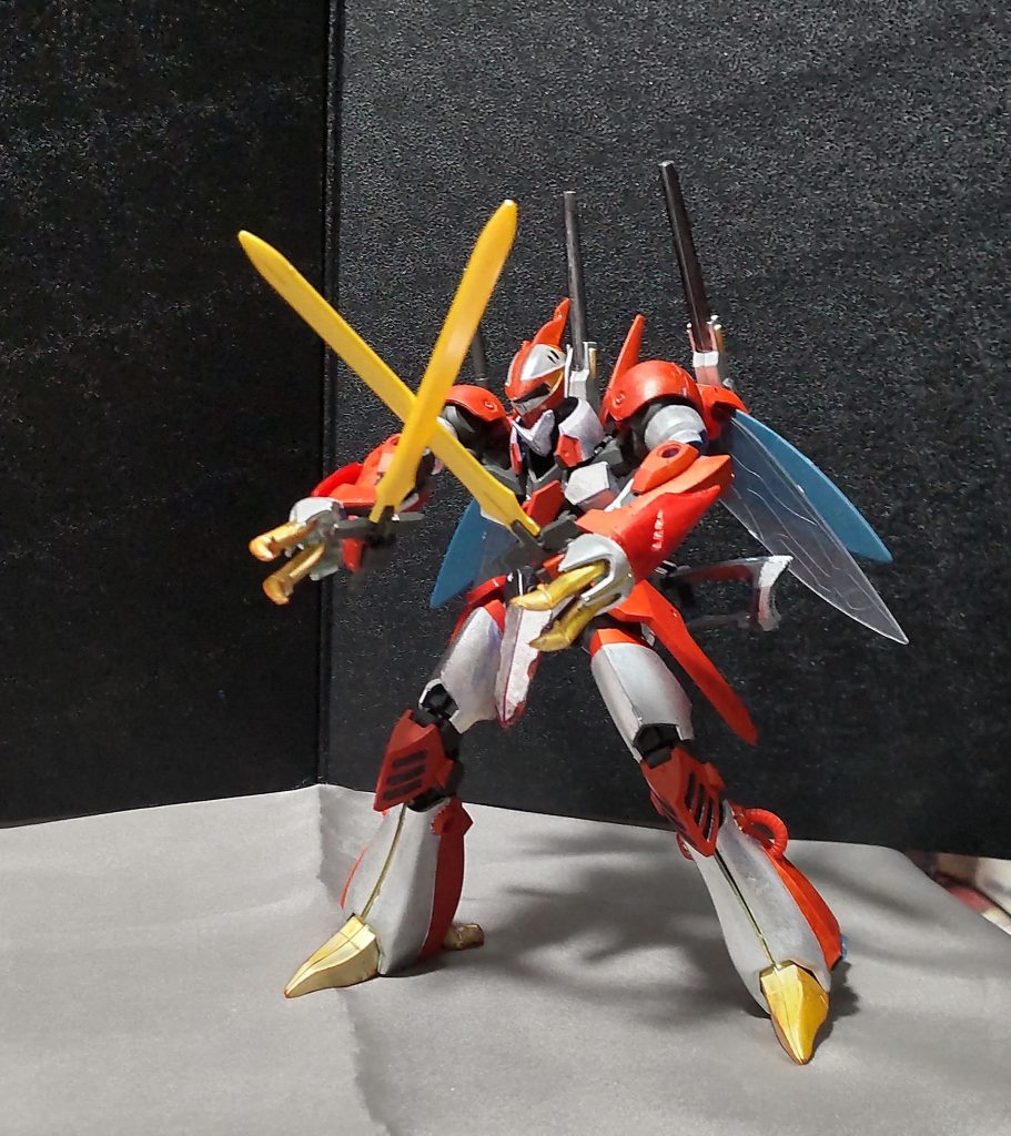 2本の剣があれば、オーラシュートも出来ます。※これはグリムゲルデのブレードです。