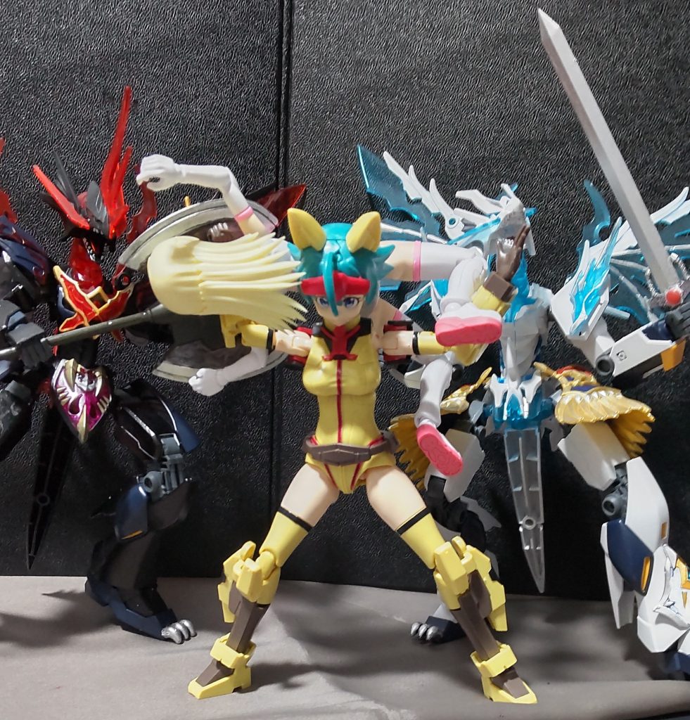 ○リリネルとプロレスロビンマスクの「タワーブリッジ」を再現してみました。