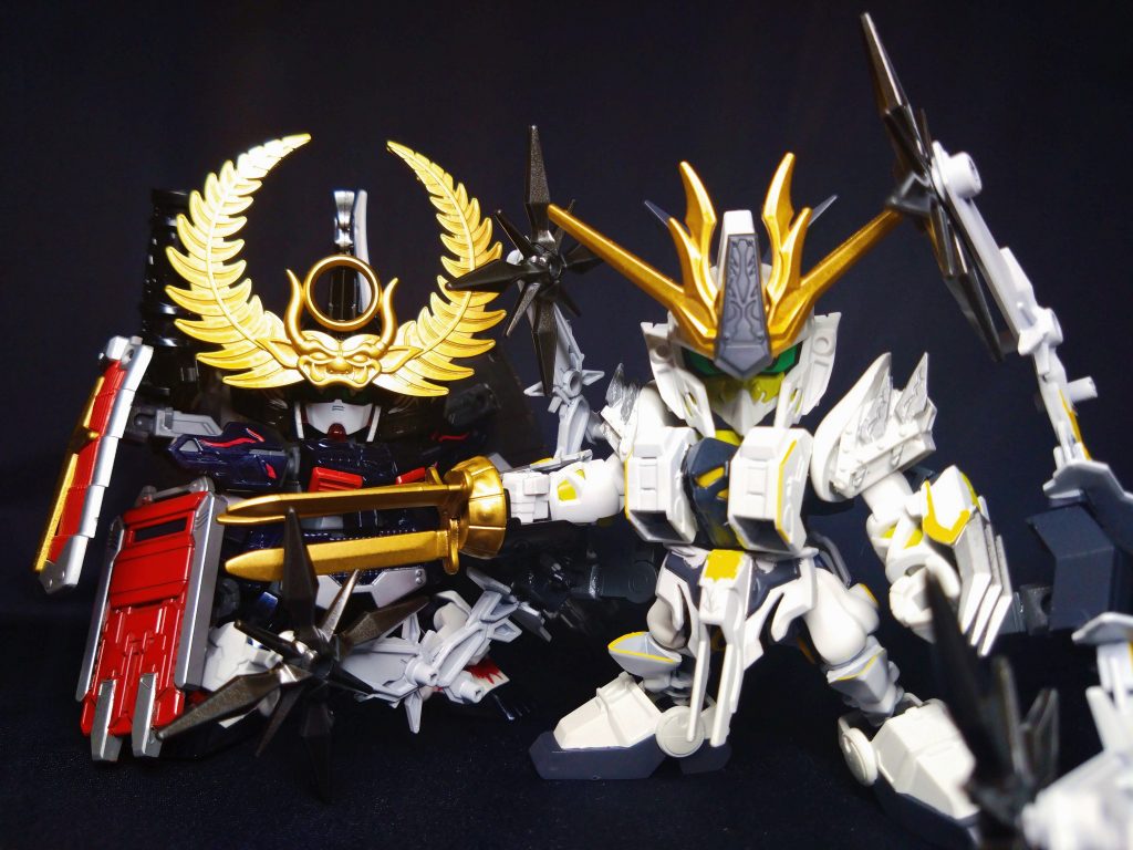 家康フルアーマーよりも先に構想があり、じつはこっちが家康になる予定でした。アトラスの形状から全然似合わんすぎて服部半蔵に変更しましたw