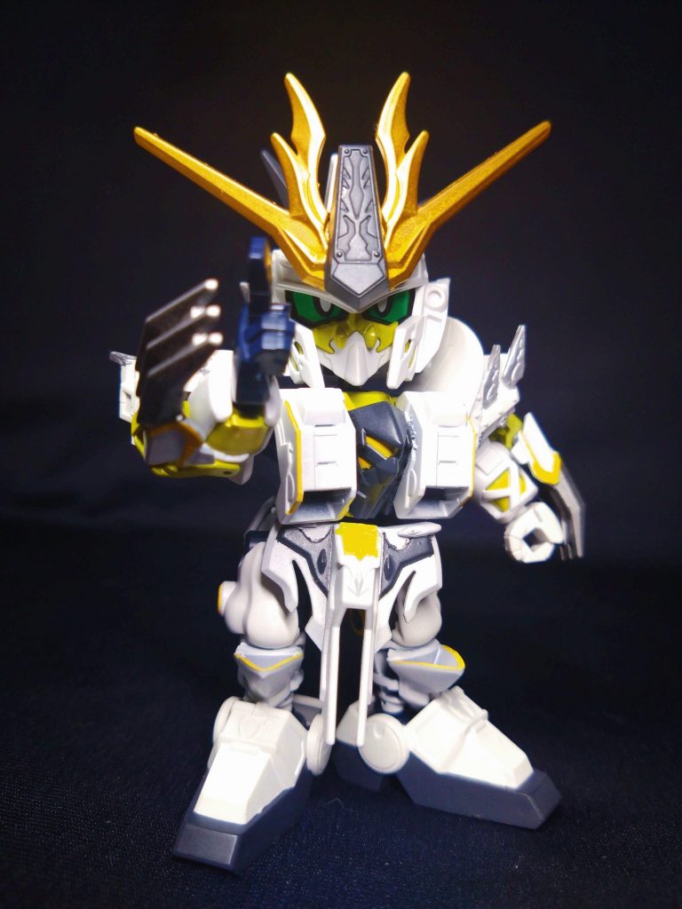 前作の家康フルアーマーの従者として、服部半蔵をモチーフにアトラスガンダムを制作しました。