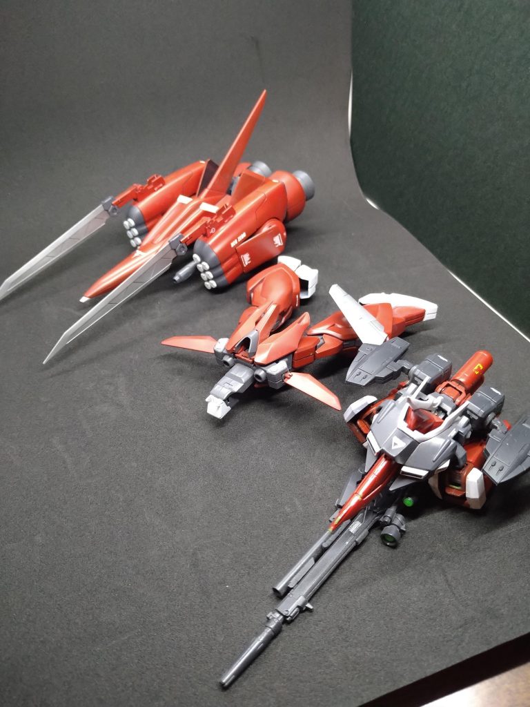 可変機構も残してあります。あまり可変を繰り返すと塗装が剥げる…