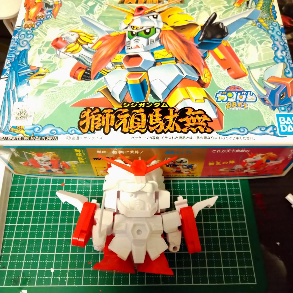 素組み状態。コレでも全然カッコイイですよね。