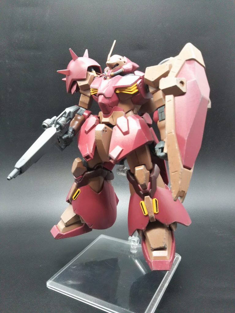 ライフル、盾持ちで