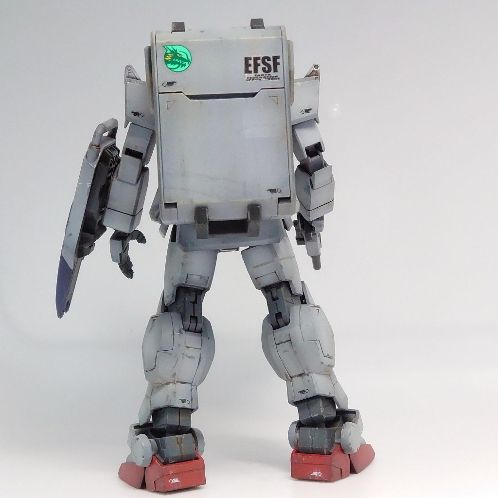 コンテナつけたら後ろにコケる。 