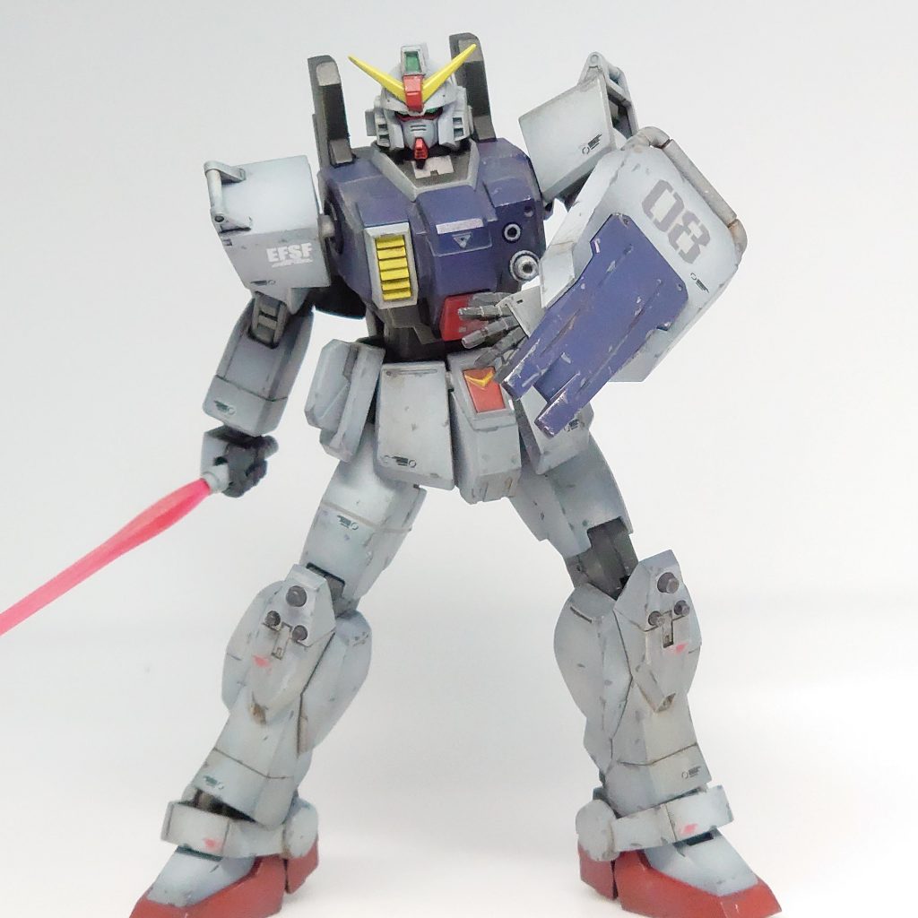 HGUC陸戦型ガンダム–5枚目/制作者：よっぴ猿