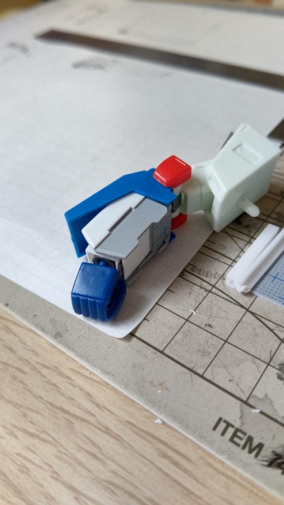 下腕は作り直し