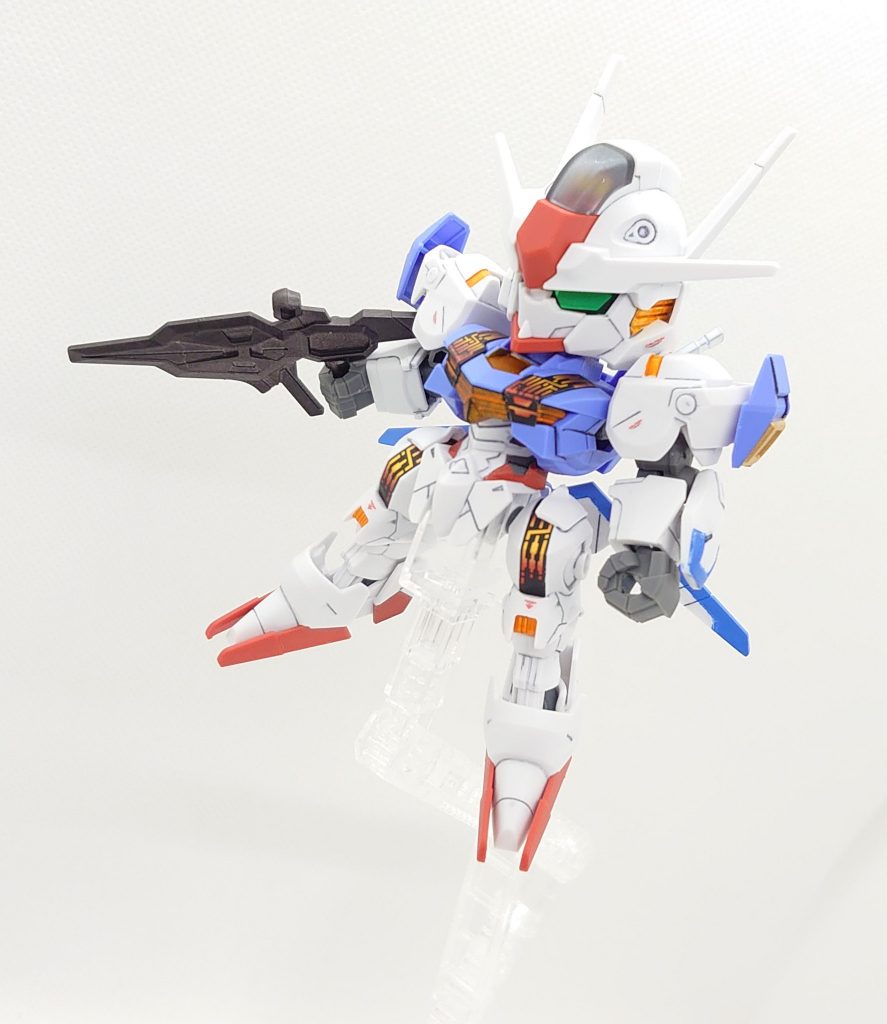 SDガンダム EXスタンダード019 XVX-016 ガンダムエアリアル 『なんちゃってビットオンフォーム』–2枚目/制作者:早摘みレモン