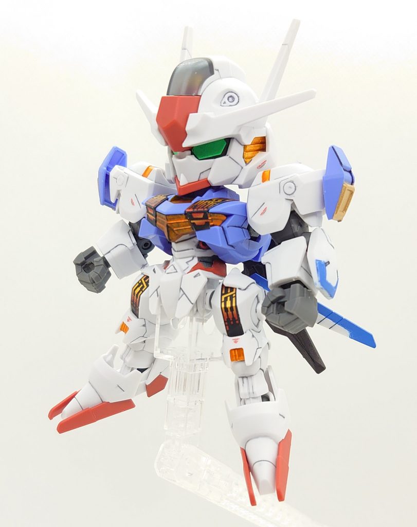 SDガンダム EXスタンダード019 XVX-016 ガンダムエアリアル 『なんちゃってビットオンフォーム』–7枚目/制作者:早摘みレモン