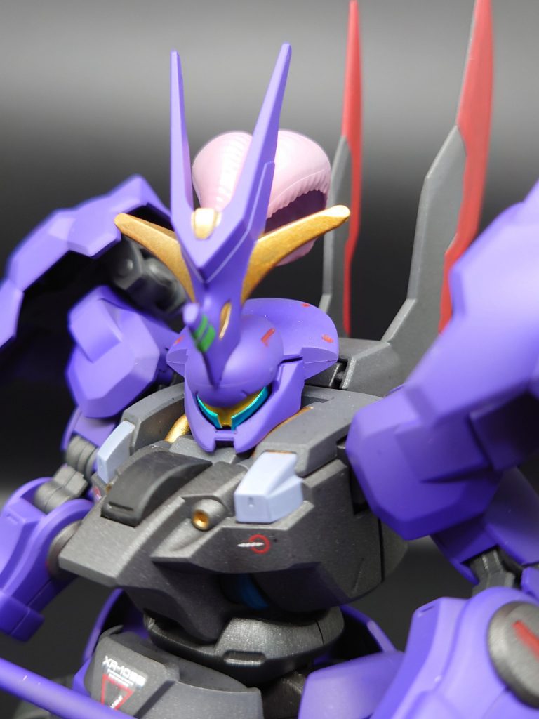 初号機デカール、一本角にも、バッチシあってびっくり！