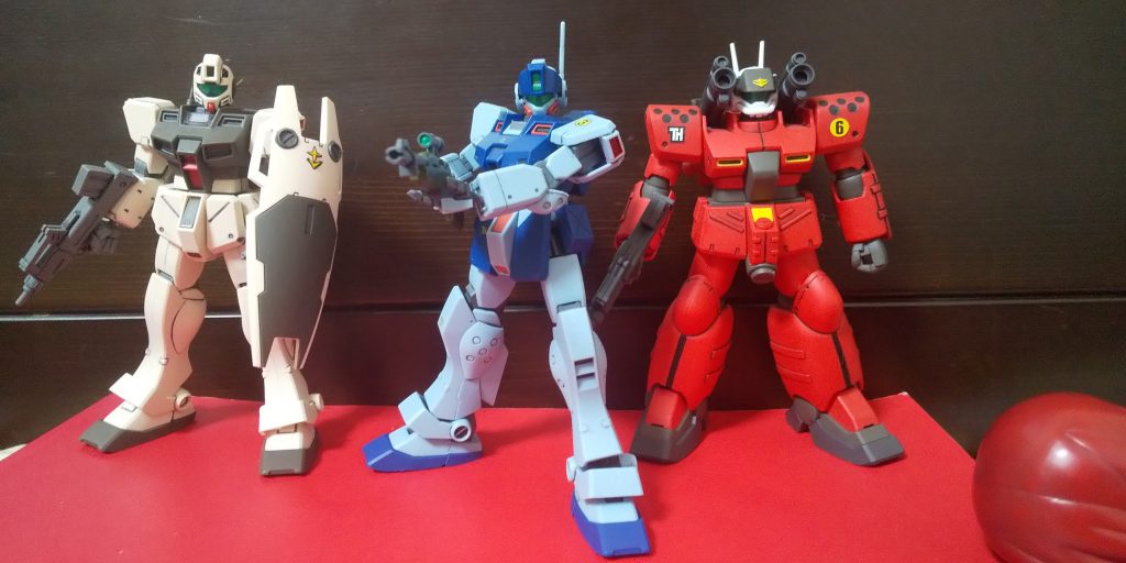 :スカーレット隊の3機だ。因みにおまけで付属してるドラケンEは放置状態だ。(笑)