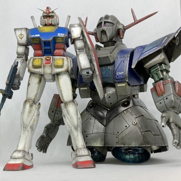 旧キット　ガンダムとジオング