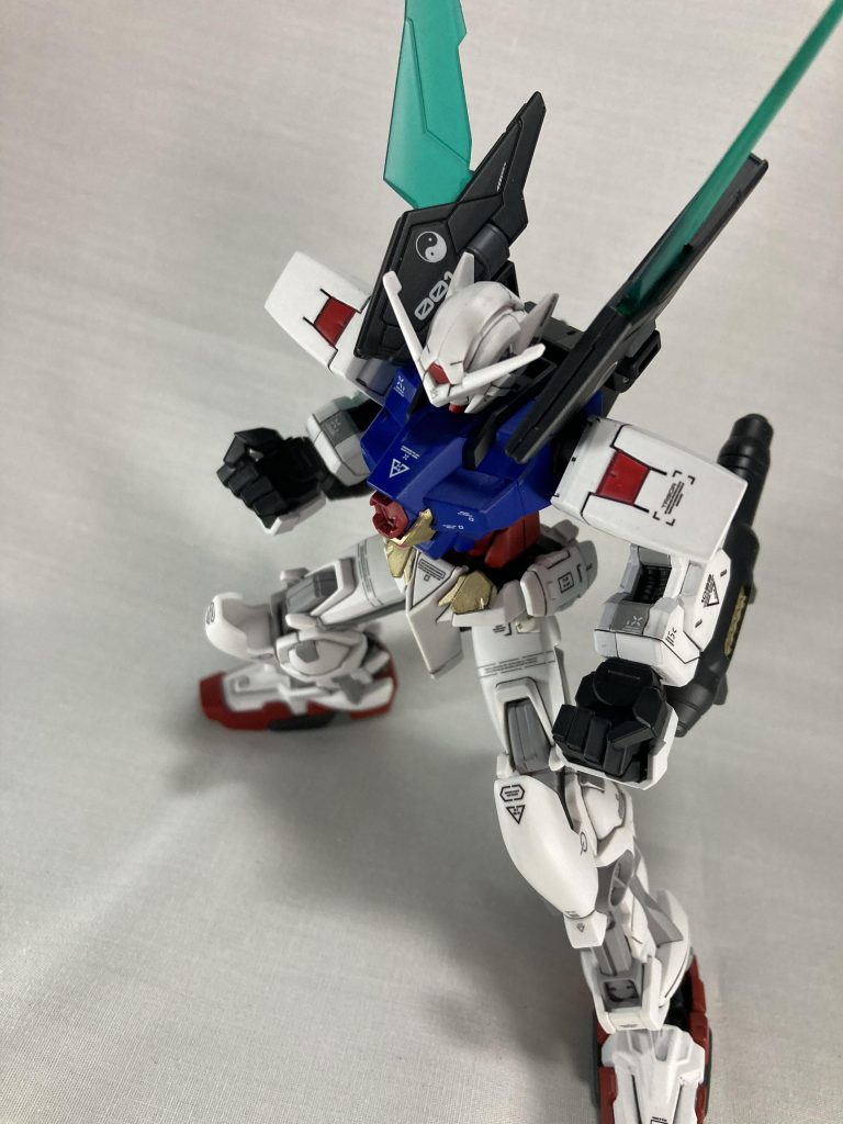 バックパックが変形してパワーアップフォームに変形するのもついでにやってみました