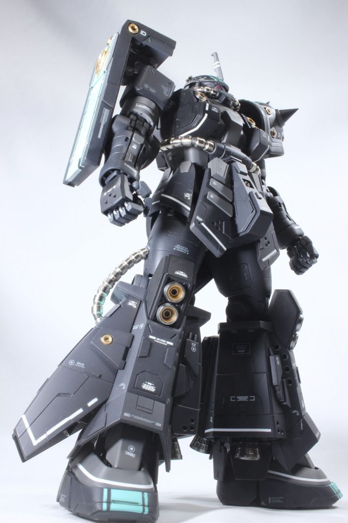 ここから単品 バックパックを除き白ラインは純正位置に準じてマスキングにて塗装 細かい色分けはあまりせず、厚みで押し切るレイアウトにしました