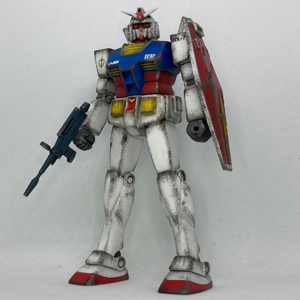 旧キット　ガンダムとジオング–2枚目/制作者：kennyfm911