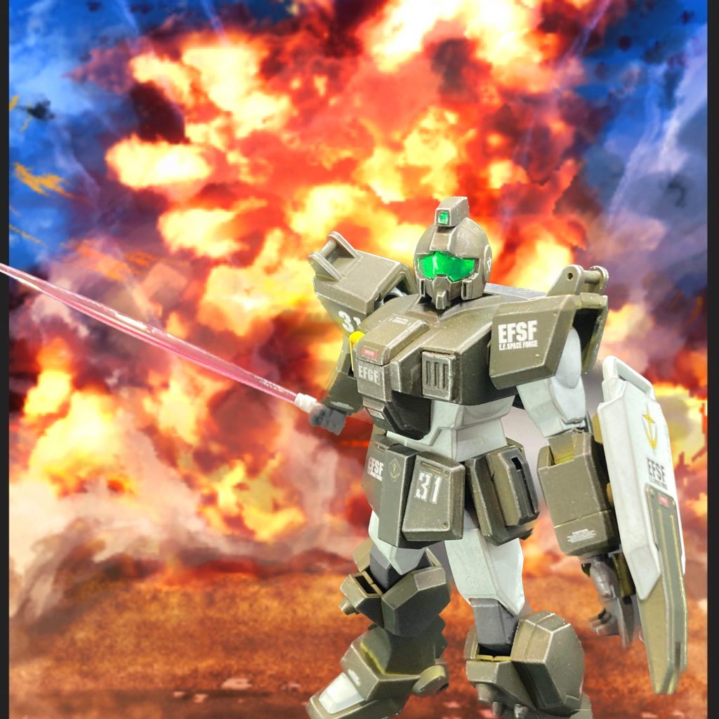 旧HGのジムスナイパー–4枚目/制作者：丸五ワークス