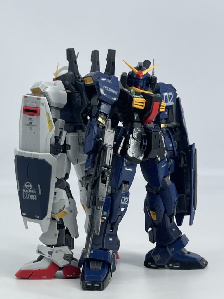 ティターンズMK-Ⅱは、トップコートでツヤ出ししてみました✨