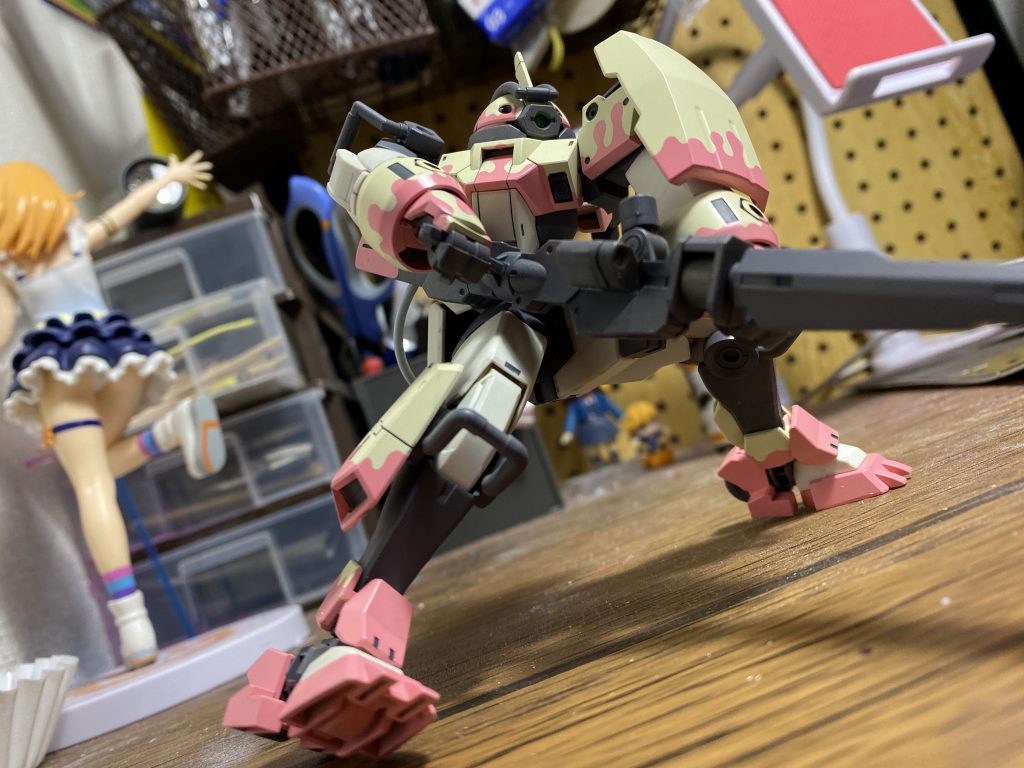 ほんのりバニラ色にして可愛く