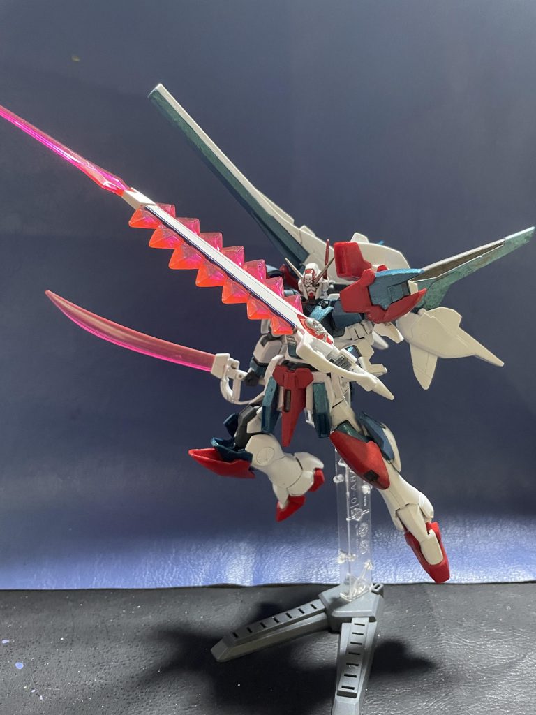 続いてザンバーとムラマサブラスターでの近接乱舞に入る構えをイメージしてみました。