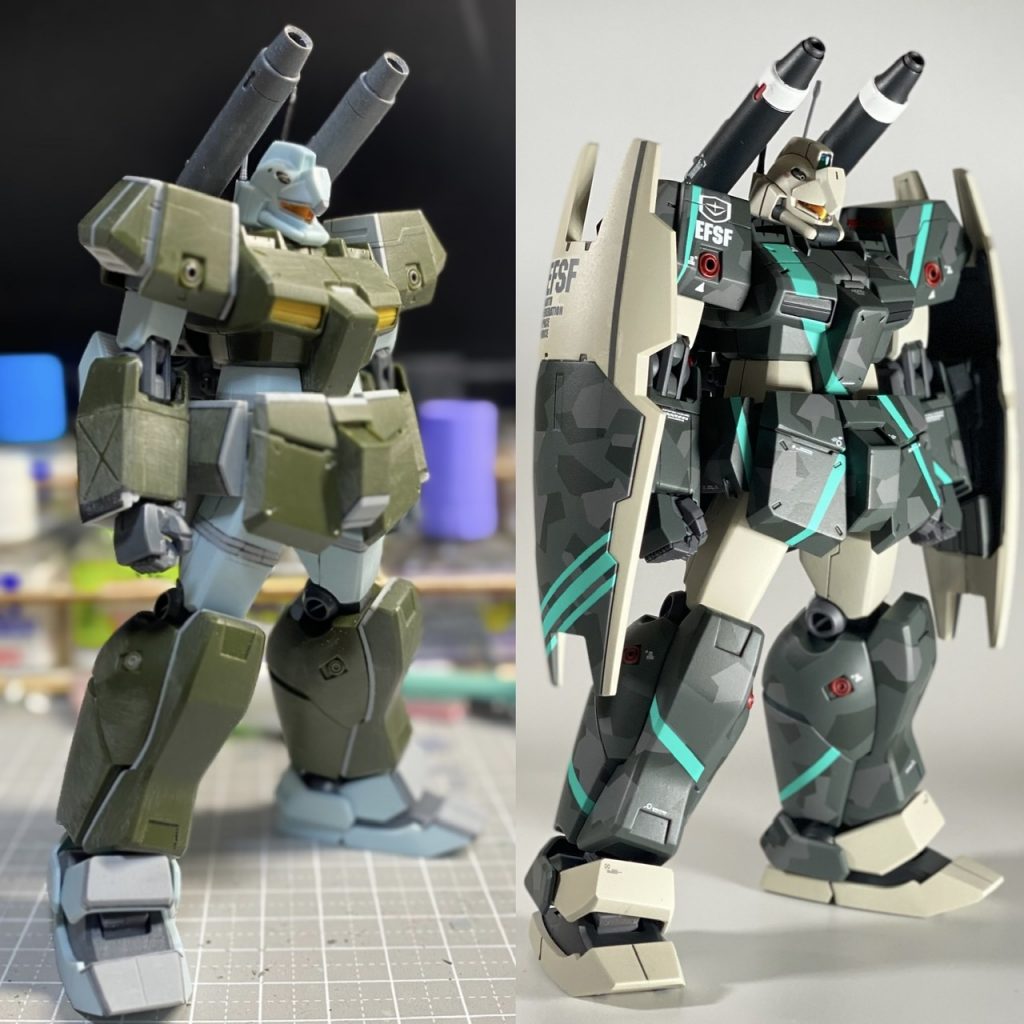 塗装のびふぉーあふたー🤭シールド無い方がかっこいい、、、?🤣