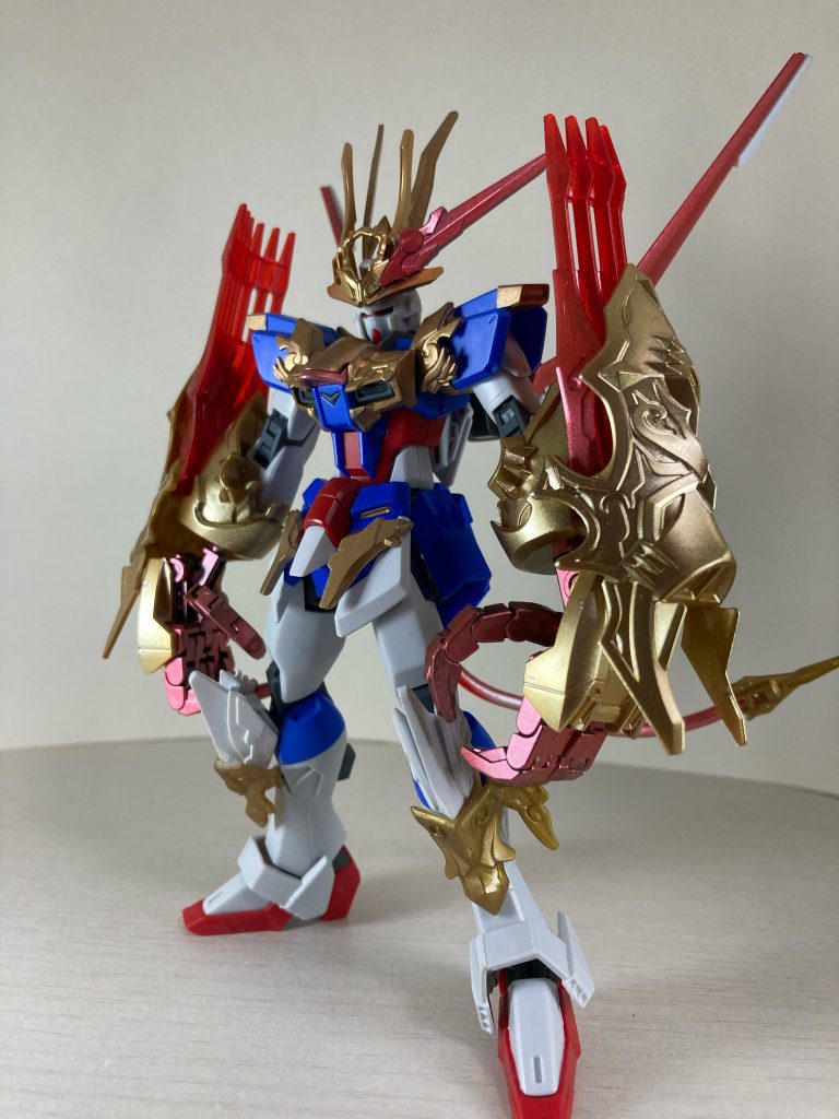 八戒シルエット装備形態。両腕部に憤侭轟拳を装備。機動力確保の為大型のバックパックを装備。