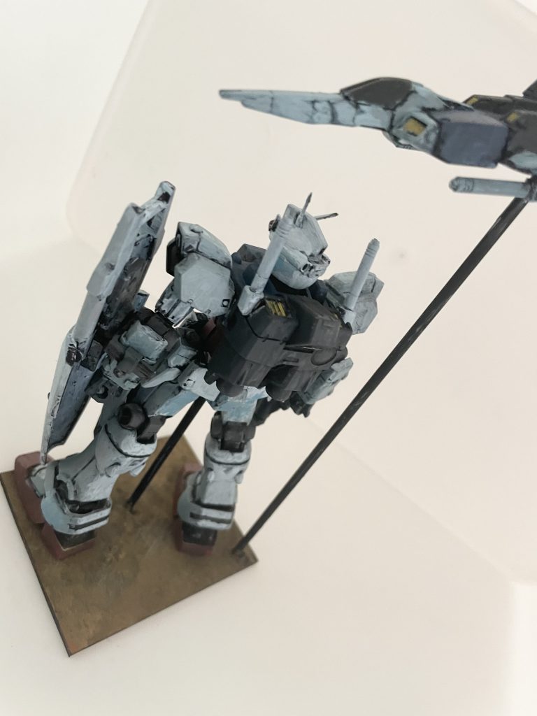 HGUC GP01 絵の具全塗装–5枚目/制作者：NbHaruto