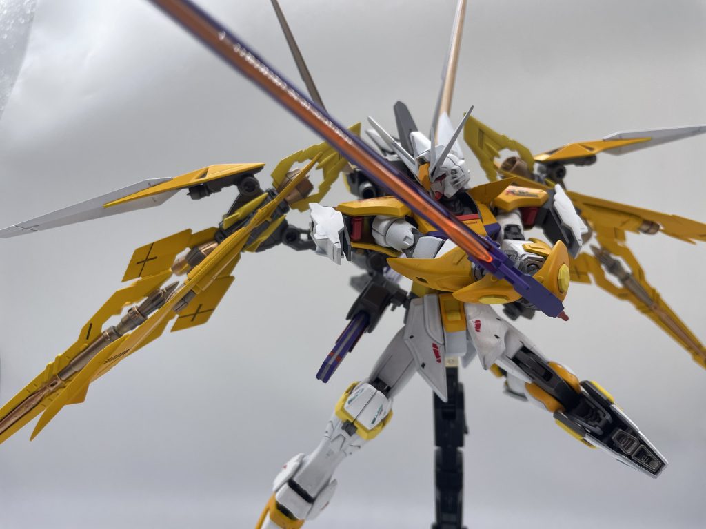 格闘ポーズ、元のデスティニーが優秀な為、とても綺麗に決まります✨