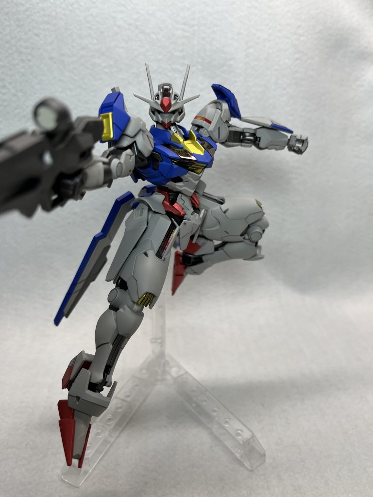 安定の射撃ポーズ