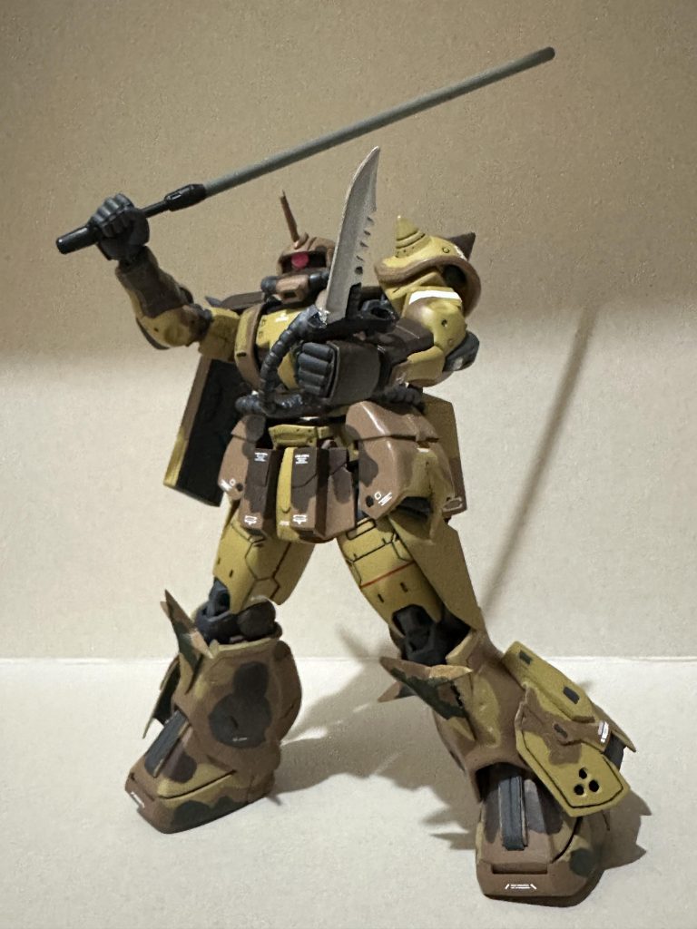 銃剣も取り外しできます。アンテナは敢えて好みで。