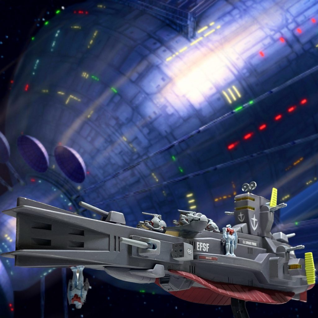 ベストメカコレクション　旧キット　サラミス–2枚目/制作者：丸五ワークス