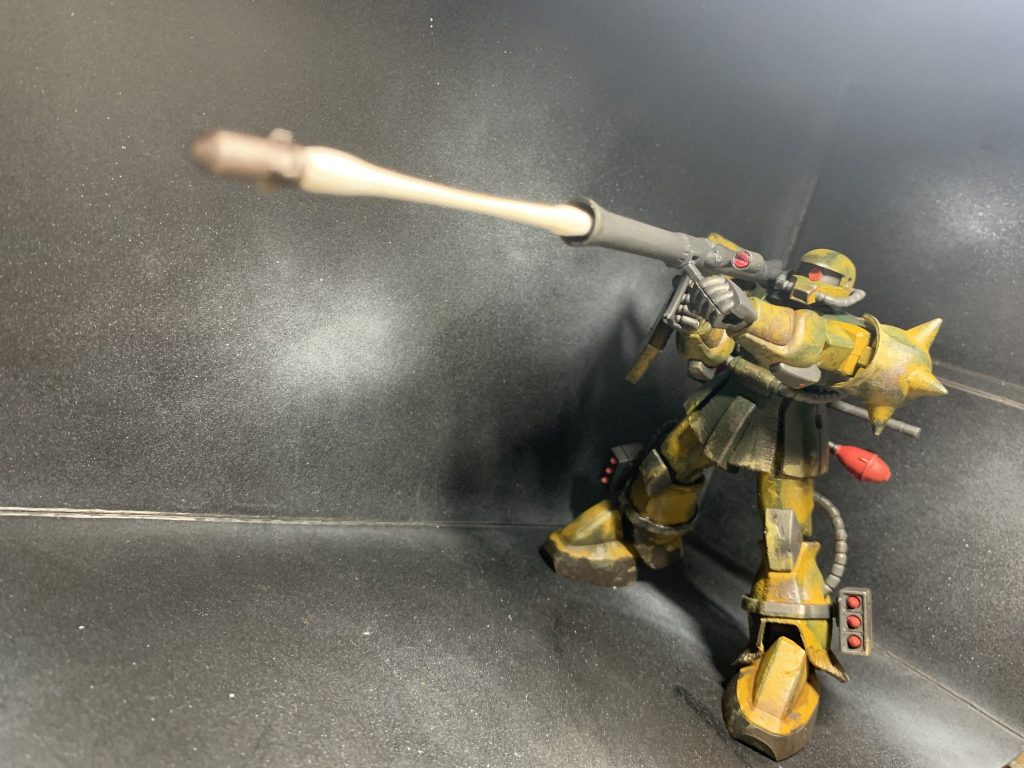 このセットはバズーカにエフェクトが付いていて白に塗るだけでかっこよくなりました。