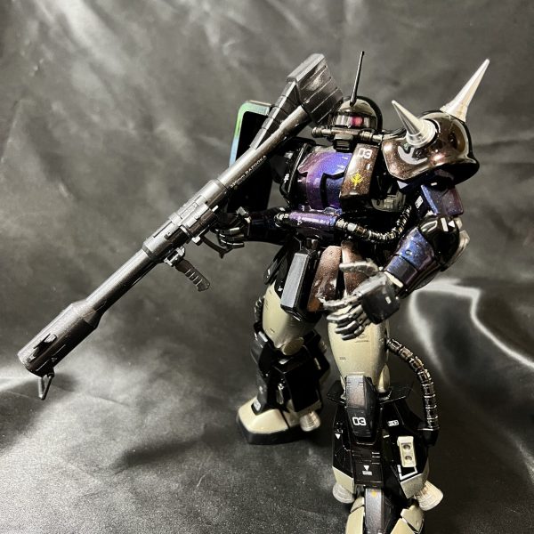 黒い三連星ザクDOPE塗装