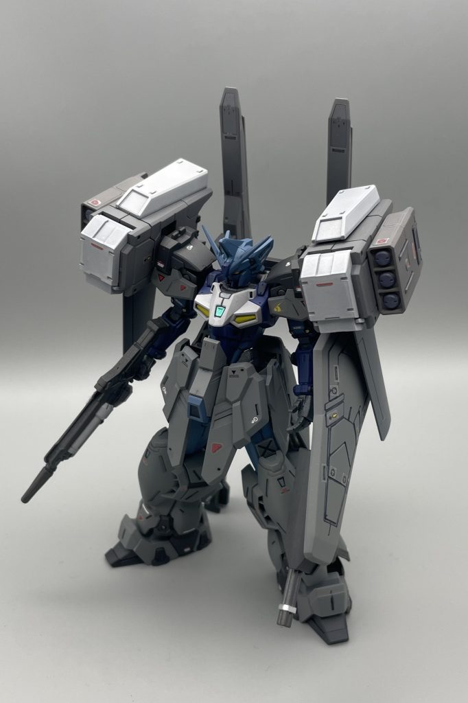 しかし、ただ突っ立ってるだけでそこらのMSは倒せます。あれです、どこぞのVシネ俳優の「顔面暴力」みたいなもんですね🤜🏻