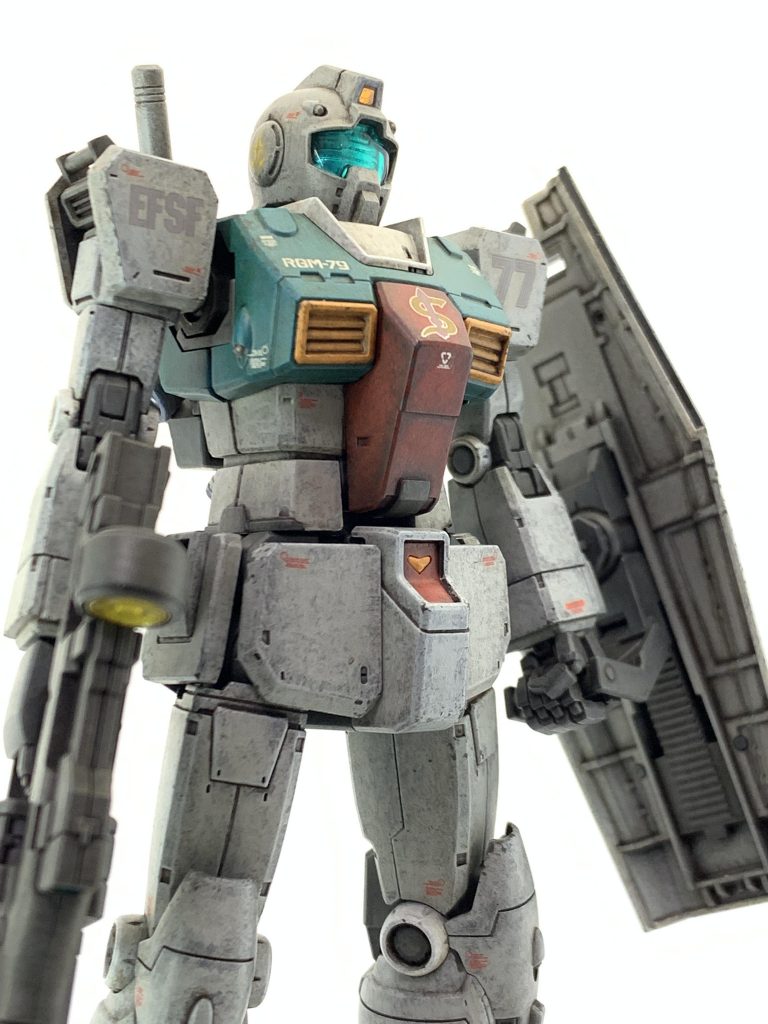 塗装は下地を活かした重ね塗り🖌劇中ではネタ要員でしたが、歴戦の強者感が狙ってみました😅