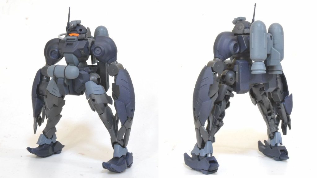 ■水中モード制作中に家電量販店でいい武器ないかなと物色していたところたまたま売ってた30msのオプションパーツをみつけモードを追加することに。今どきのキットらしくシンプル構造で組立簡単だったので塗装も全然苦になりませんでした。