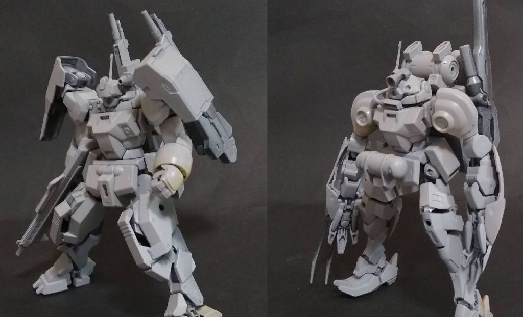 当初は陸戦、水中の2本立てのつもりでしたが、デスアーミーとのミキシングが思いのほかハマったので3モードにしました。塗装に関しては試行錯誤しすぎて何をやったのか思い出せないので今回は塗装レシピはありませんw