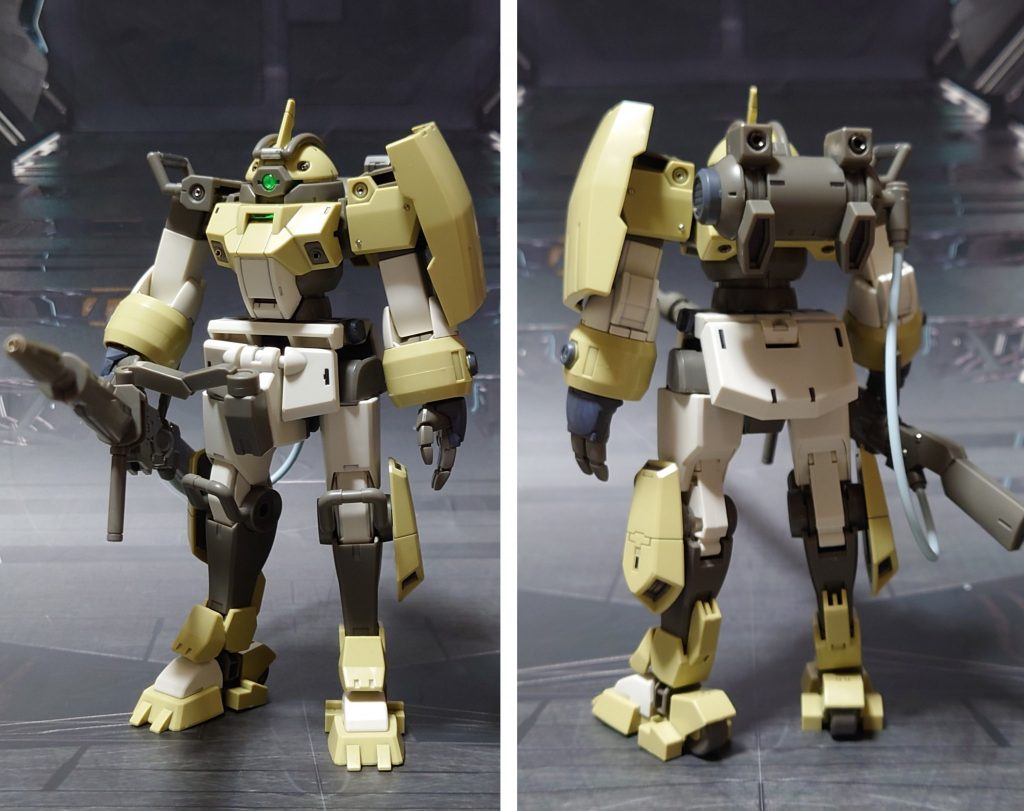 デミトレーナー(チュチュ専用機)の前後ろ。