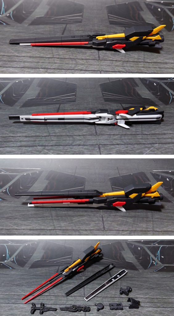 LFFの上、下、展開、付属品一式。