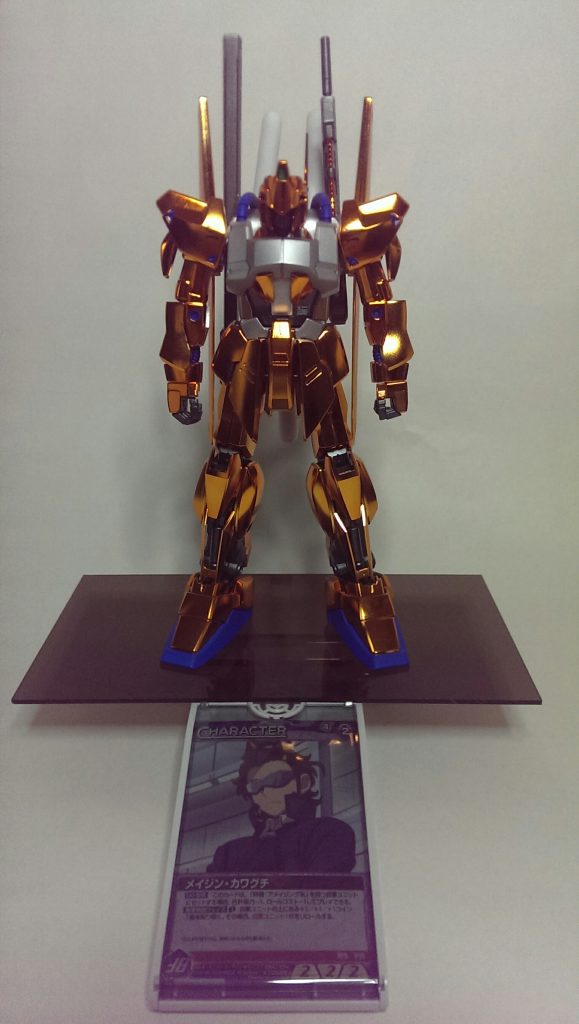 金メッキのキットにクリアオレンジを吹きました！