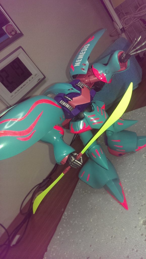 ゲルググちゃんのなビームなぎなたを借りました！