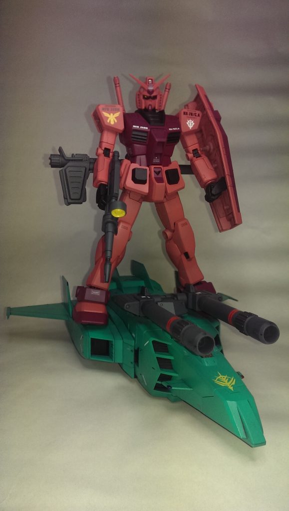 キャスバルガンダムwith Gファイター