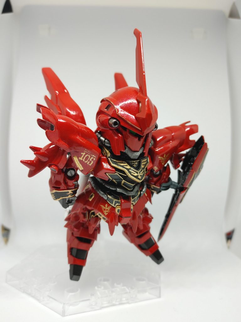 まだまだ塗りムラがありますが、上がり幅と言うことで…