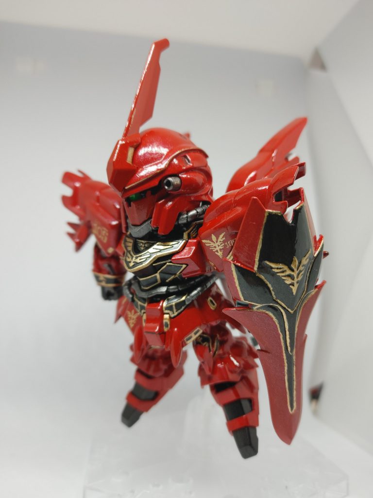 細い部分って塗るの難しいです。精進精進。